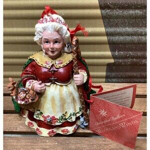1999 Christopher Radko "Carved Nana Leaf " Woodland Winds Ornament Collection